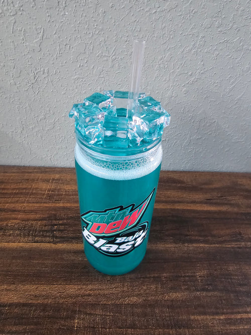 Baja Blast Mountain Dew 16 oz Acrylic Tumbler